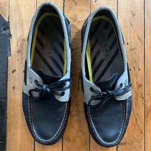 Sperry Top Siders - black and gray